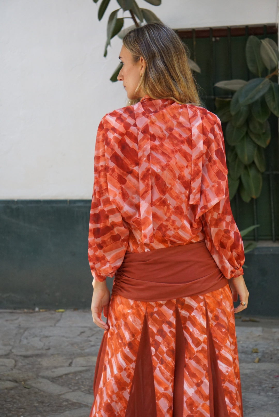 Vestido Tessa Terracota