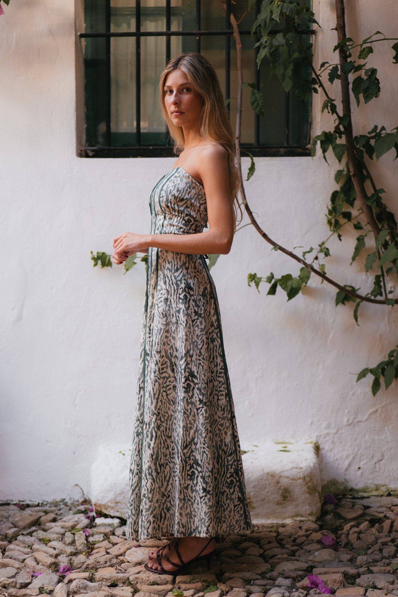 Vestido Camila Verde Agua