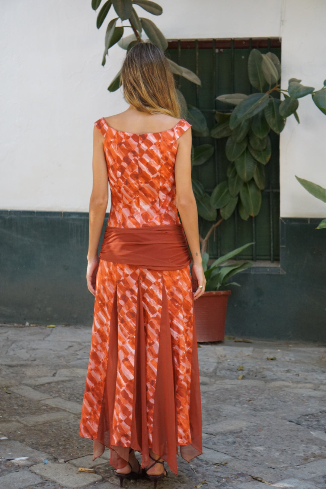Vestido Tessa Terracota