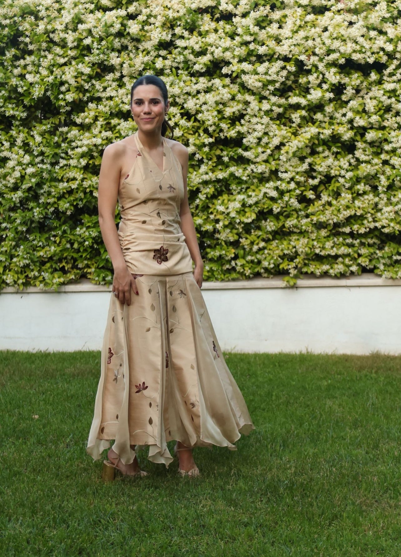 Vestido Almudena Beige