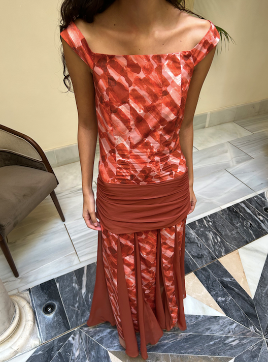 Vestido Tessa Terracota