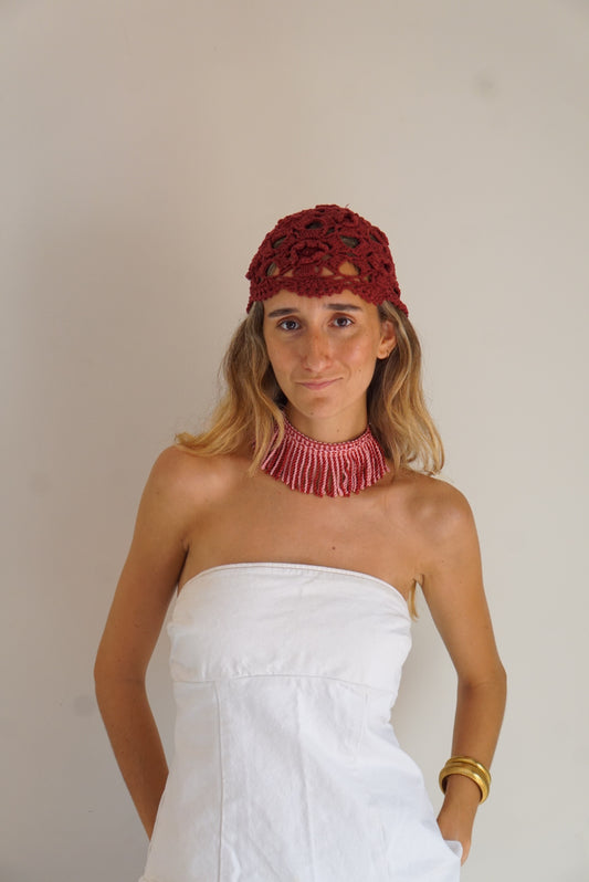 Gorro "La Flor" Bourdeos