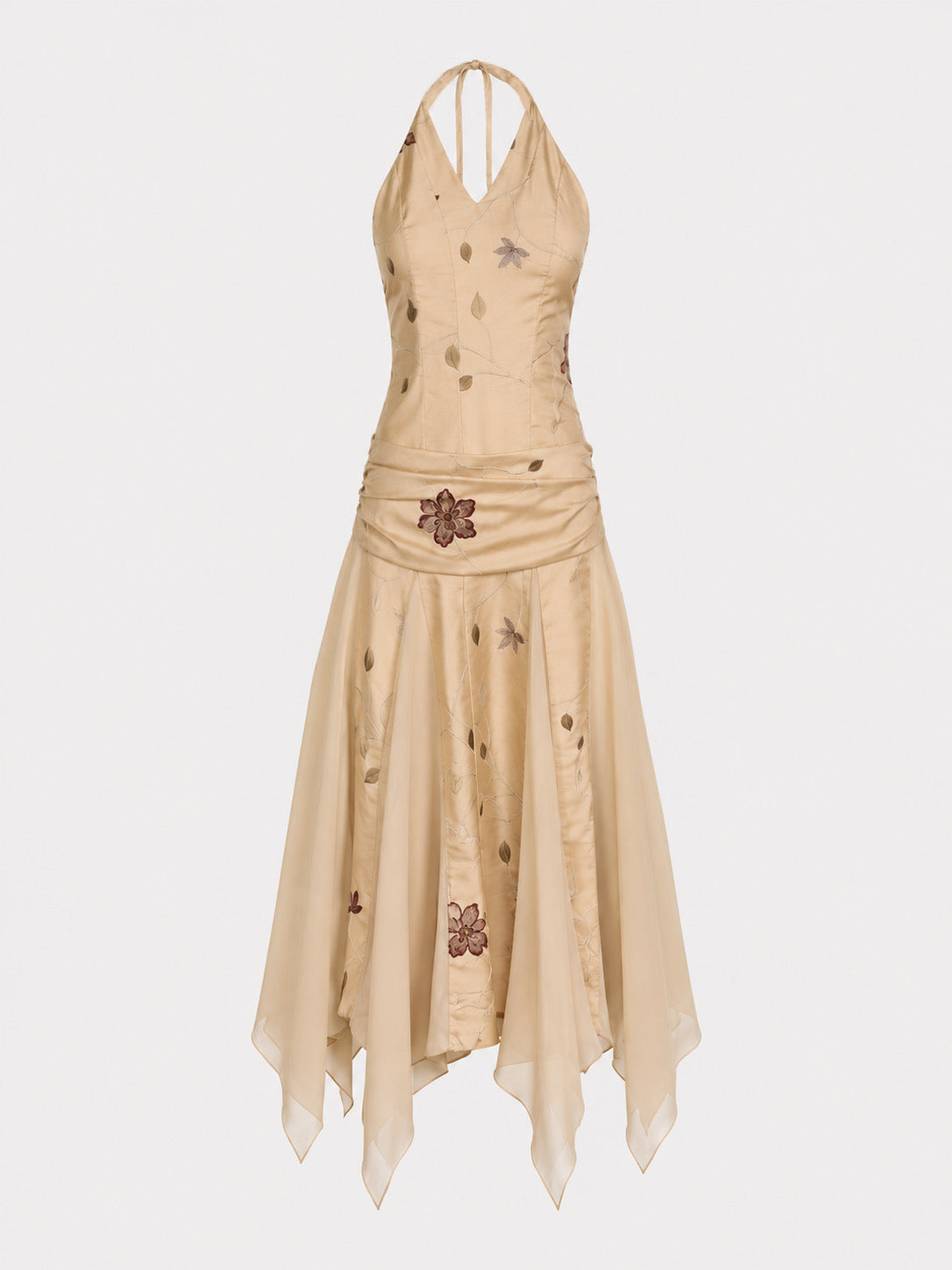 Vestido Almudena Beige