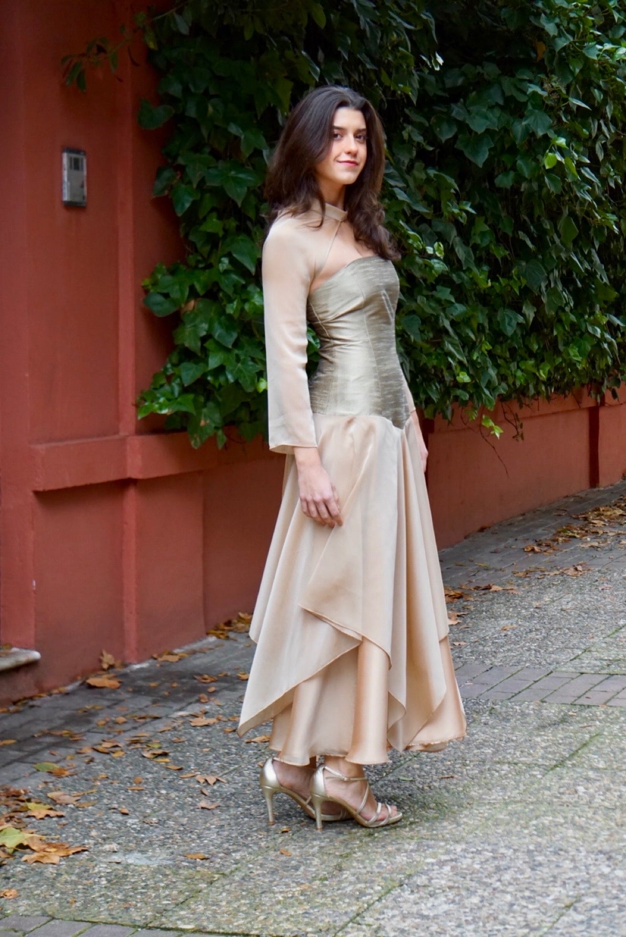 Vestido Casilda Ocre