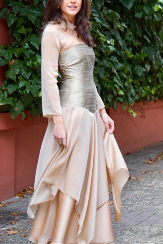 Vestido Casilda Ocre