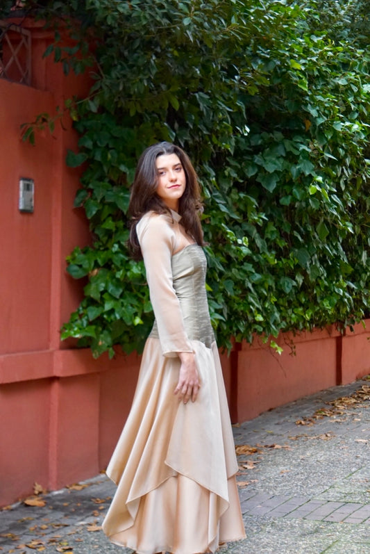 Vestido Casilda Ocre