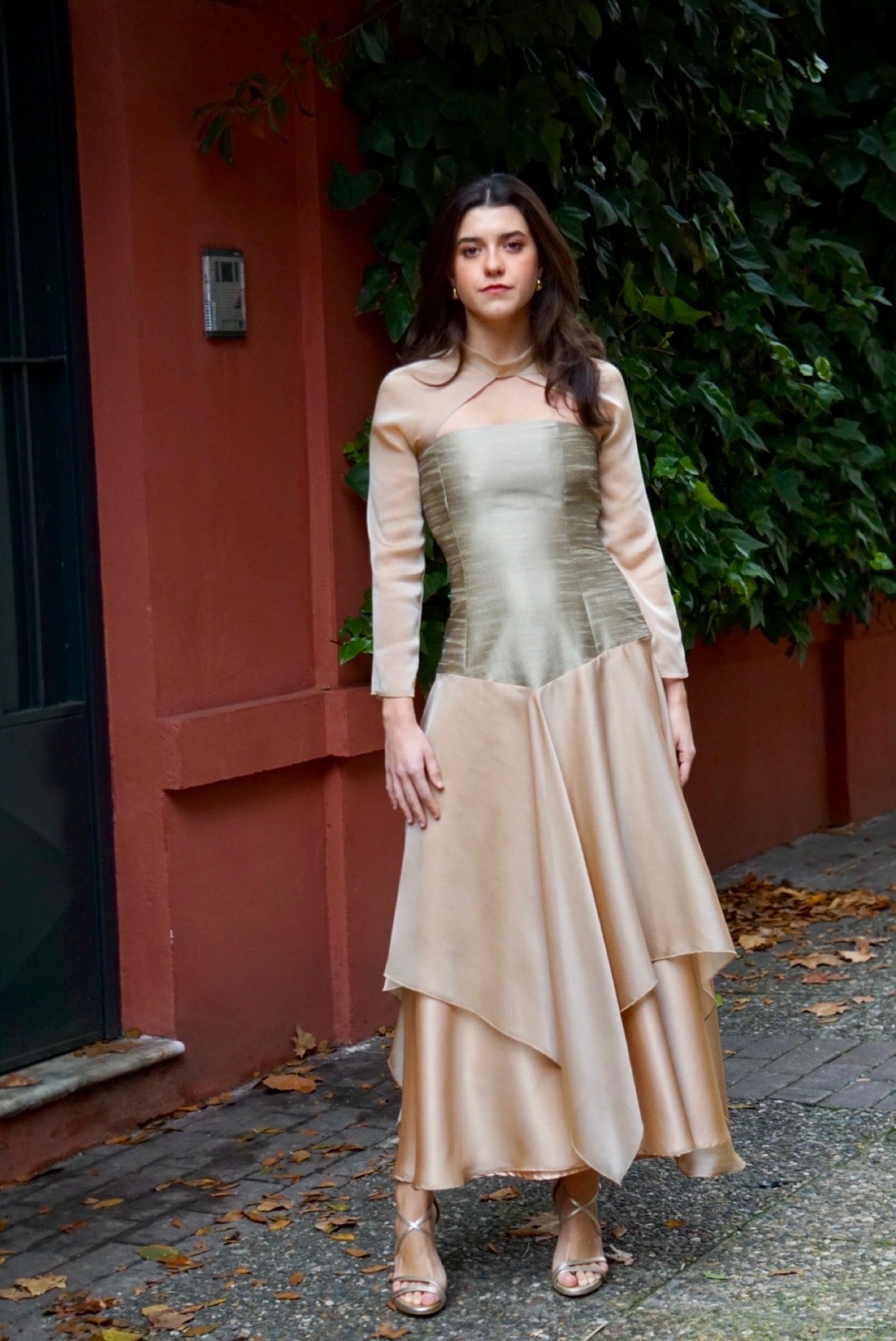 Vestido Casilda Ocre